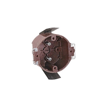 Abb Ceiling Electrical Box, 14 cu. in., Round Box Type, Non-Metallic 3080-902